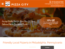 Tablet Screenshot of pizzacitymayfair.com